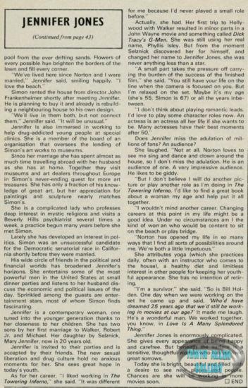 Photoplay March 1975 Towering Inferno Article