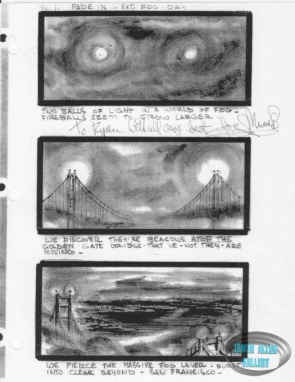 Scene 1 - A foggy sky over San Francisco