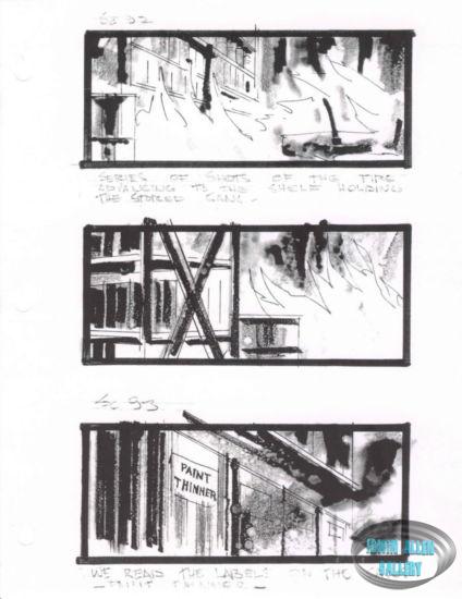Scenes 92 to 93 - Fire advancing