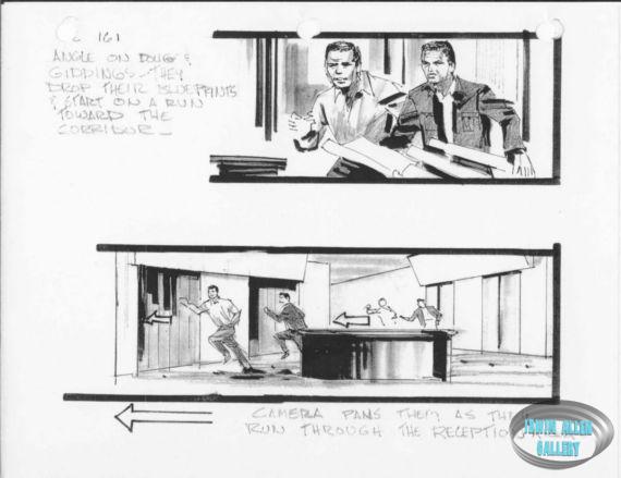 Scene 161 - Doug and Giddings run through reception