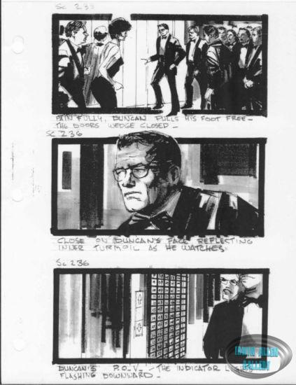 Scenes 235 to 236 - The elevator goes down