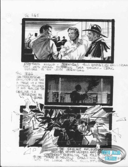 Scenes 265 to 266 - Bigelow smashes window