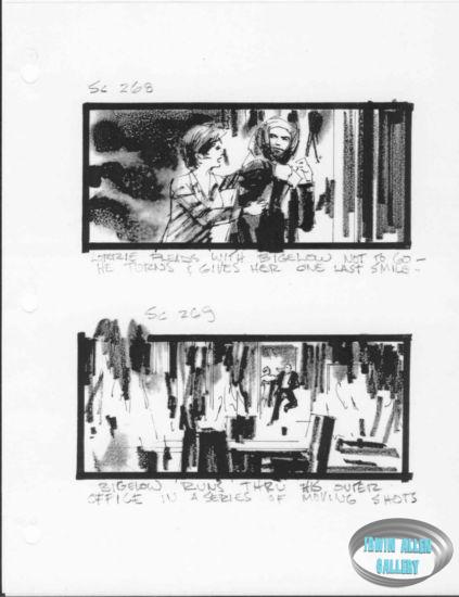 Scenes 268 to 269 - Bigelow runs through outer office