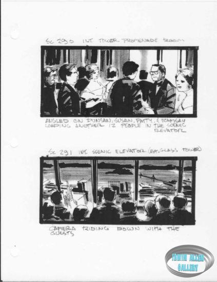 Scenes 290 to 291 - Guests using scenic elevator