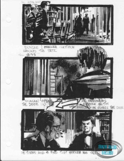 Scenes 292 to 293 - Smoke in the stairwell