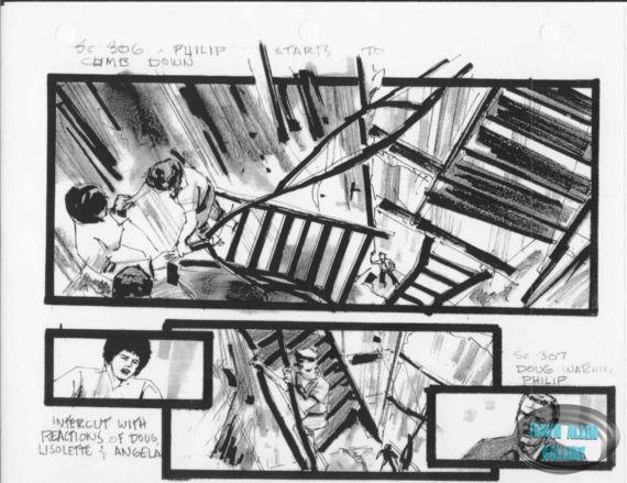 Scene 306 - Philip starts to climb down