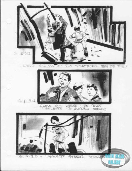 Scene 312 - Lisolette starts to climb down