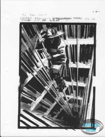 Scene 361 - O'Hallorhan climbs down