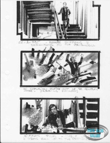 Scene 395 - Roger Simmons descending stairwell