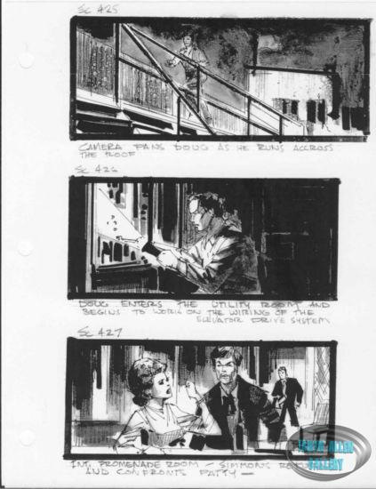 Scenes 425 to 427 - Doug and elevator drive system