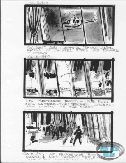 Scenes 458 to 459 - Line fired to promenade room