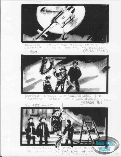 Scenes 486 to 487 - Chopper cable descends