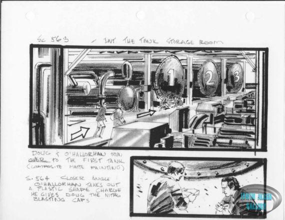 Scenes 563 to 564 - Tank storage room