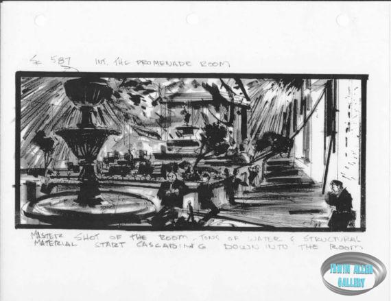 Scene 587 - Water and debris cascade