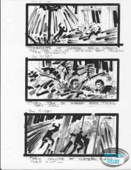 Scene 587 - Guests washed out of windows