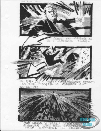 Scene 587 - Mayor is washed out of window