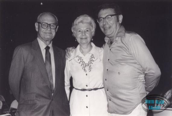 L.B. Abbott, Muriel Abbott and Irwin Allen