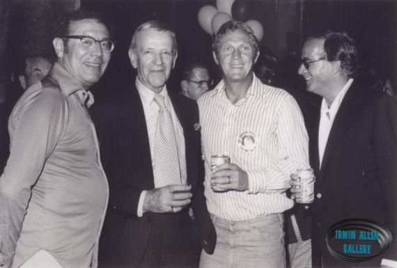 Irwin Allen, Fred Astaire and Steve McQueen