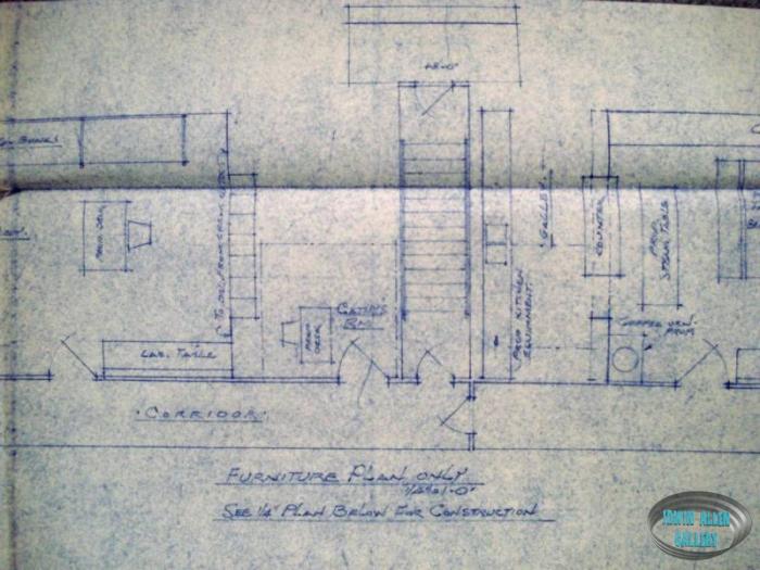 Lower Deck set layout blueprint, sheet 1 of 2