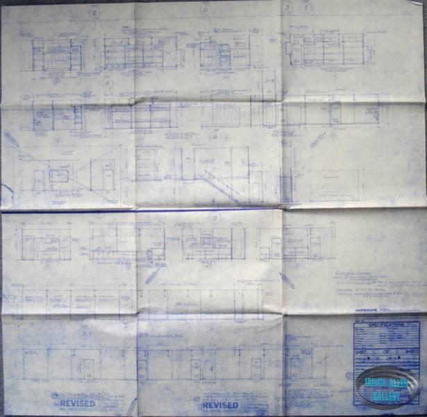 Lower Deck set layout blueprint, sheet 2 of 2