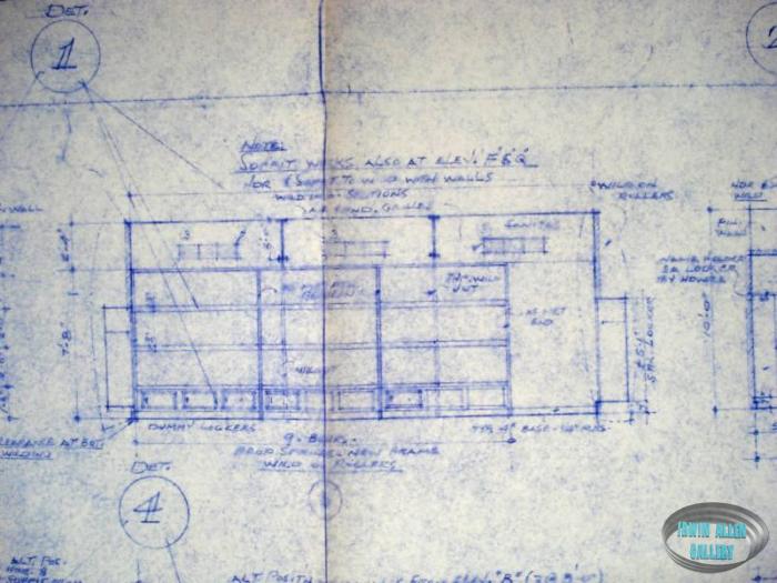 Lower Deck set layout blueprint, sheet 2 of 2