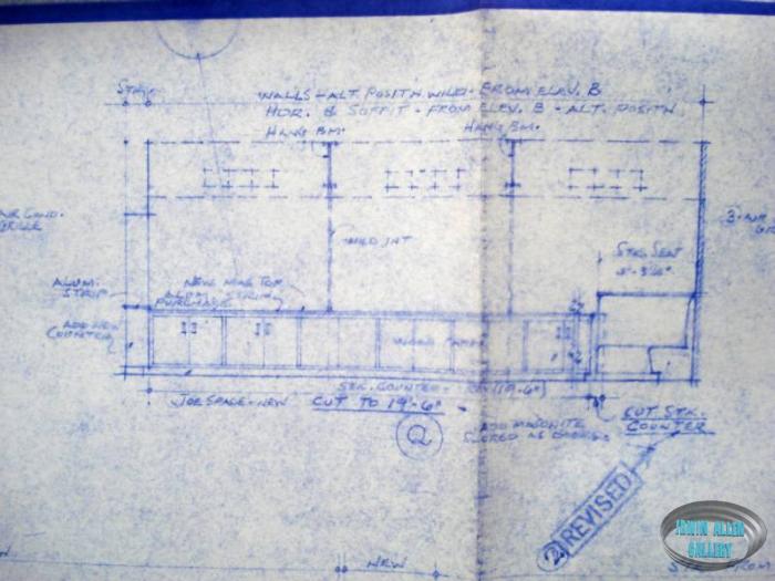 Lower Deck set layout blueprint, sheet 2 of 2