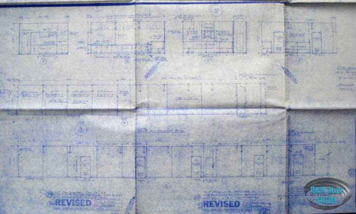 Lower Deck set layout blueprint, sheet 2 of 2