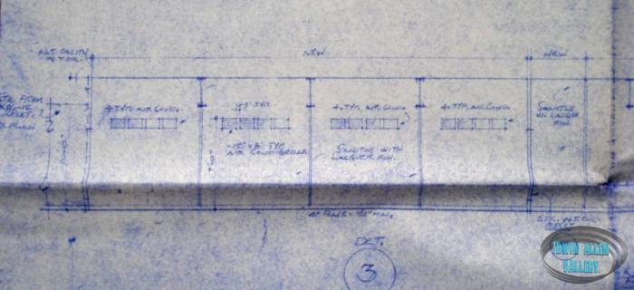 Lower Deck set layout blueprint, sheet 2 of 2