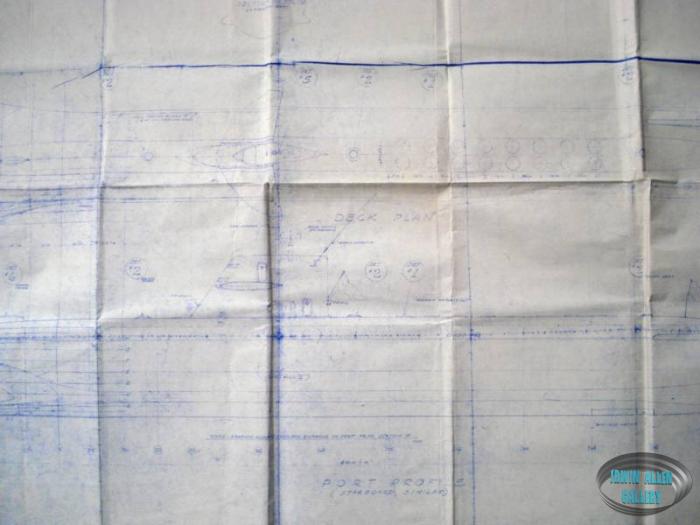 Movie Seaview Miniature Blueprint