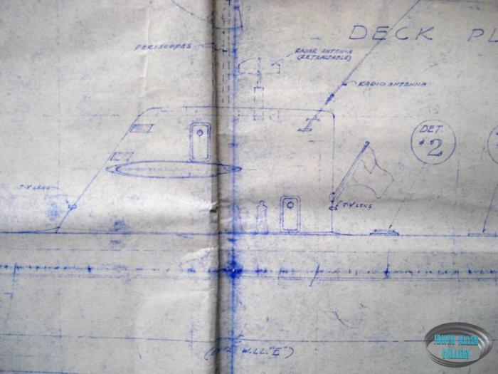 Movie Seaview Miniature Blueprint