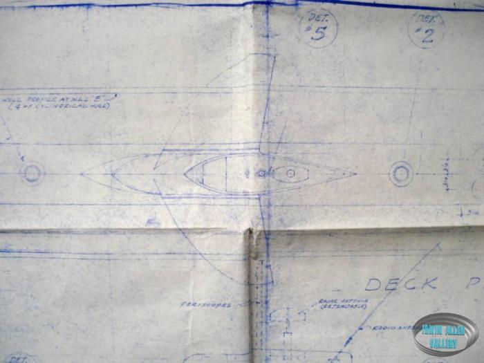 Movie Seaview Miniature Blueprint