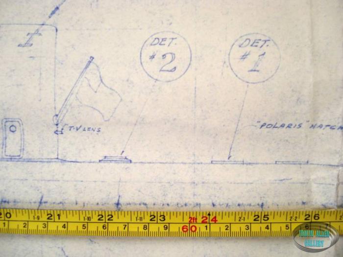 Movie Seaview Miniature Blueprint