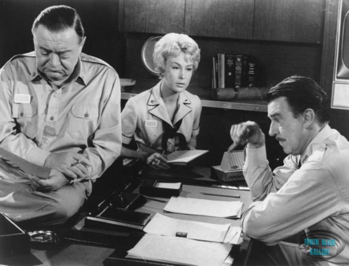 Peter Lorre, Barbara Eden and Walter Pidgeon