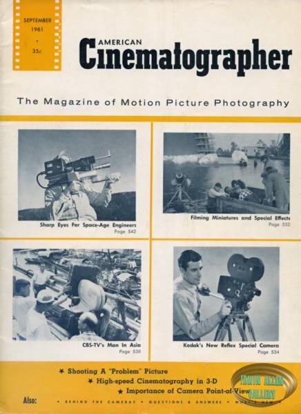 American Cinematographer September 1961