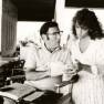 Irwin Allen and Jacqueline Bisset