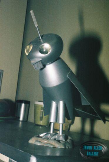 Replica of Nik the Robot Parrot