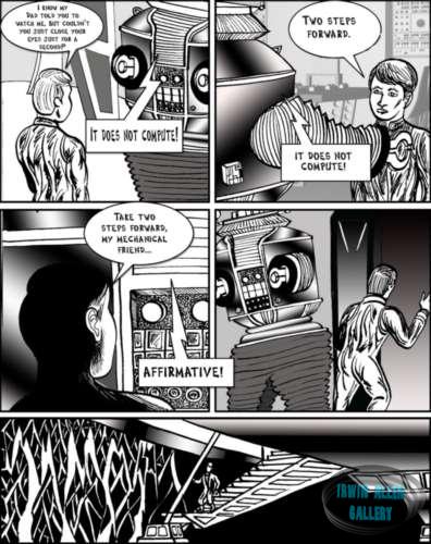 Comic strip by Chris Krieg