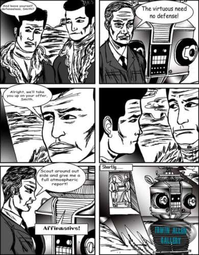 Comic strip by Chris Krieg