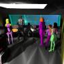 Robinsons in Jupiter 2 Cockpit