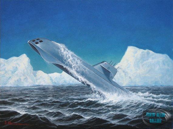 Seaview Arrives at the North Pole