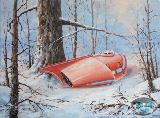 Spindrift in Snow