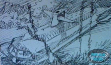 Voyage to the Bottom of the Sea Drawing