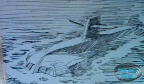 Voyage to the Bottom of the Sea Drawing