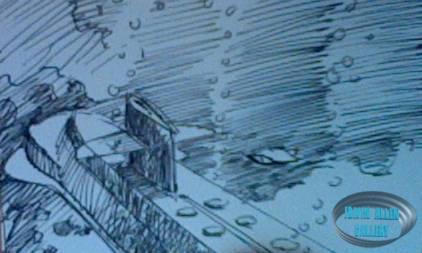 Voyage to the Bottom of the Sea Drawing