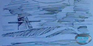 Voyage to the Bottom of the Sea Drawing