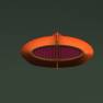 Back of 3D Model of the Spindrift