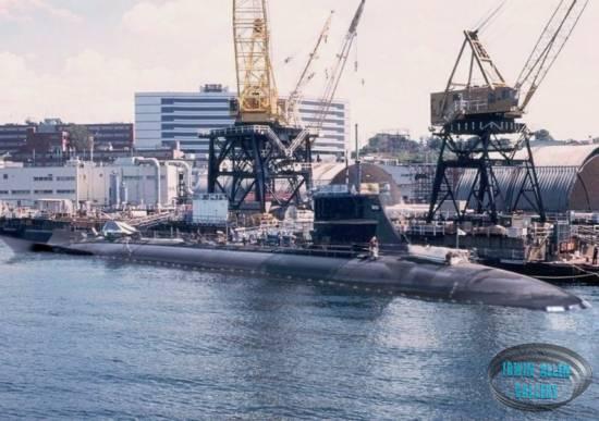 Seaview in shipyard