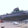Seaview undergoing a complete overhaul at Electric Boat Graving Dock Platform 1