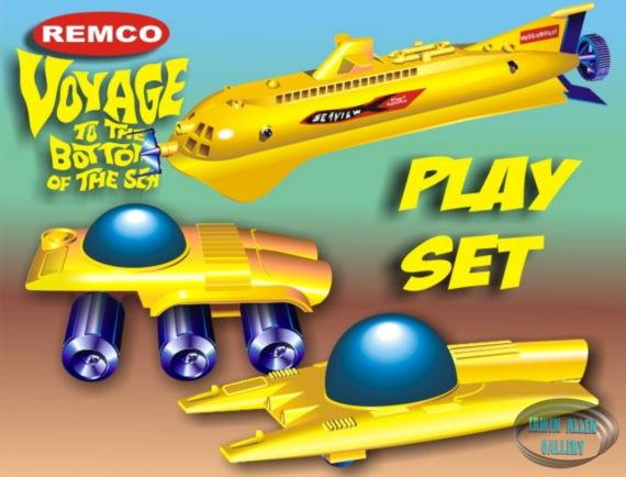 Voyage to the Bottom of the Sea Remco Playset