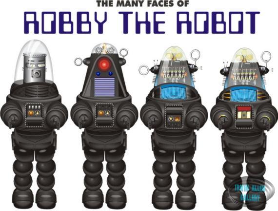 The Many Faces Of Robby the Robot